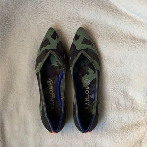Rothy’s camo slip on shoe